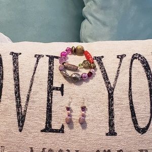 Bracelet and Earrings